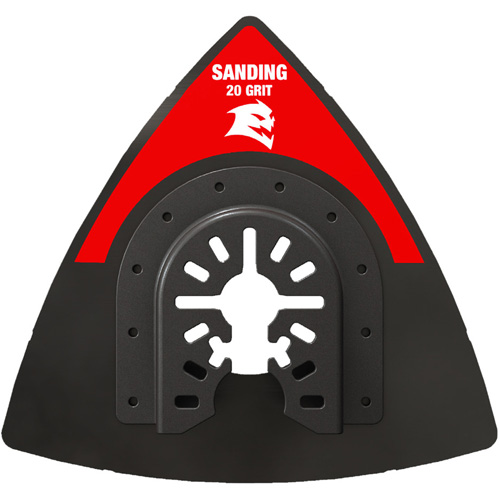 20-Grit Universal Fit 3-1/2" Oscillating Sanding Plate Nassau Supply