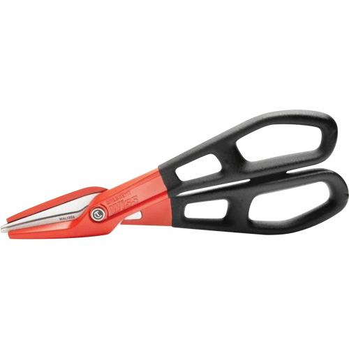 Cisaille d'&eacute;tain en aluminium dentel&eacute; de 13" avec poign&eacute;e tremp&eacute;e, Longueur de coupe de 3", Coupe Droit Nassau Supply