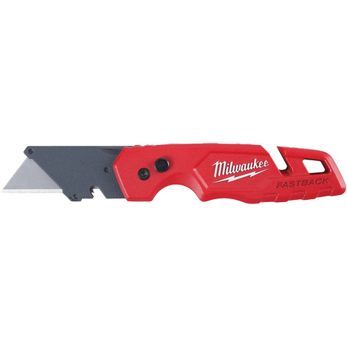 FASTBACK Folding Utility Knife, Metal Handle Nassau Supply