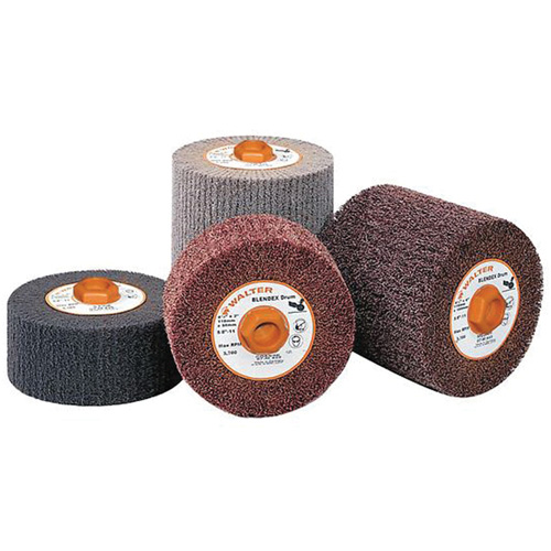 Tambour de conditionnement de surface Blendex, 4-1/2" dia. x 2" la, 5/8"-11 Arbre, Grain Cors&eacute; Nassau Supply