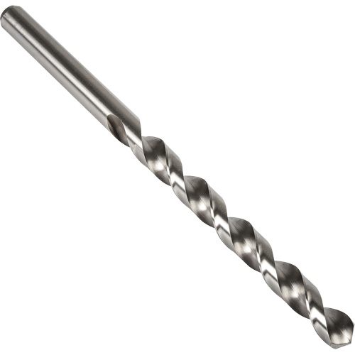 Foret long &agrave; h&eacute;lice serr&eacute;e, 13/64", Acier rapide, Cannelure 3-5/8", Pointe de 118° Nassau Supply