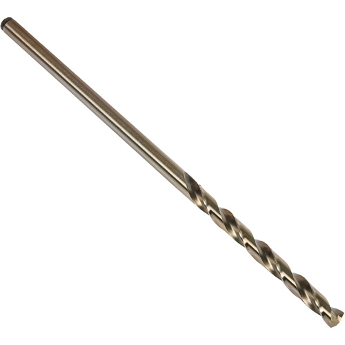 Extra Length Aircraft Extension Drill Bit, #3, High Speed Cobalt, 2-1/2" Flute, 135° Point Nassau Supply