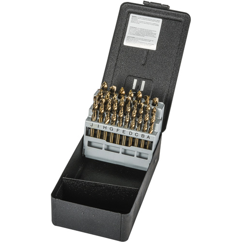 Heavy-duty Screw Machine Drill Bit Set, 26 Pieces, High Speed Cobalt Nassau Supply