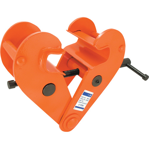 5-Ton Heavy-Duty Beam Clamp with Locking Screw Nassau Supply
