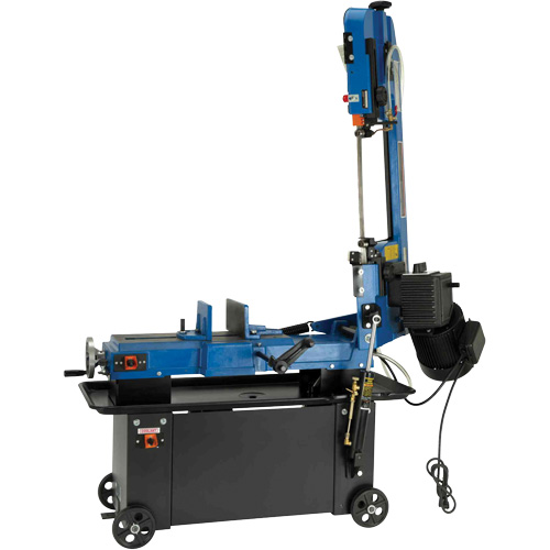 JHVG-712 Metal Bandsaw, Horizontal, 7" Round and 7" x 12" Rectangular Cutting Capacity Nassau Supply