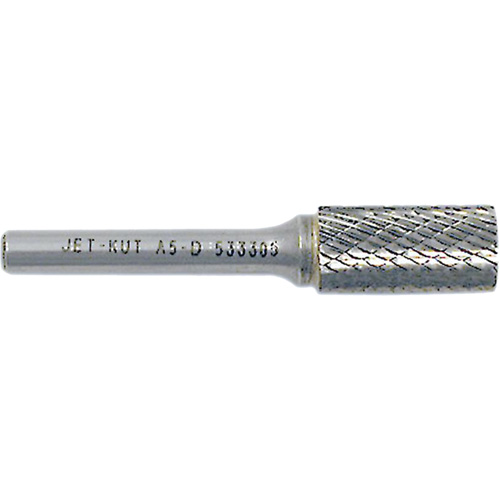 Fraise cylindrique, 5/8" Dia., 1/4" Tige, 1" Prof. de la coupe Nassau Supply