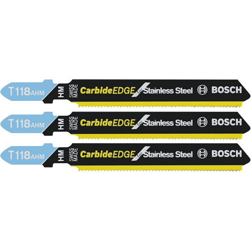 Lames de scie sauteuse d'expert pour tout usage, Carbure, Tige en T, 3-1/4" lo Nassau Supply