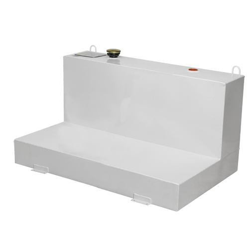Steel Fuel Transfer Tank, Steel, 100 Gal. Capacity, White Nassau Supply