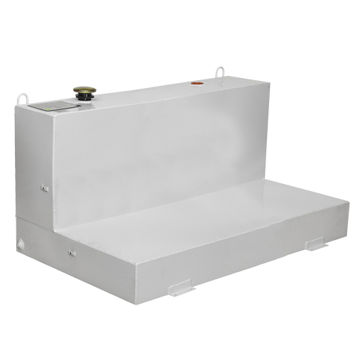 Steel Fuel Transfer Tank, Steel, 100 Gal. Capacity, White Nassau Supply