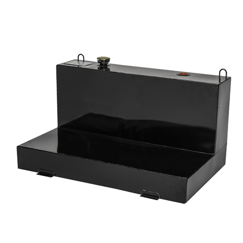 R&eacute;servoir de transfert pour carburant en acier, Acier, Capacit&eacute; 100 gal., Noir Nassau Supply