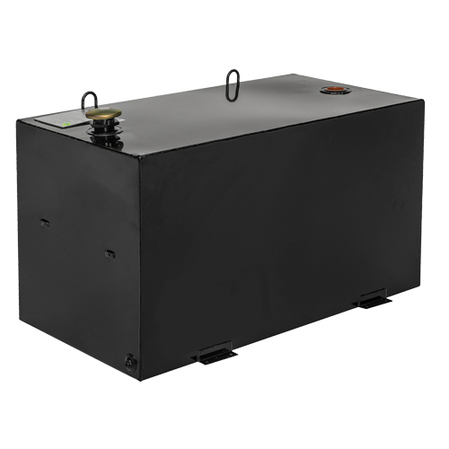 Steel Fuel Transfer Tank, Steel, 100 Gal. Capacity, Black Nassau Supply