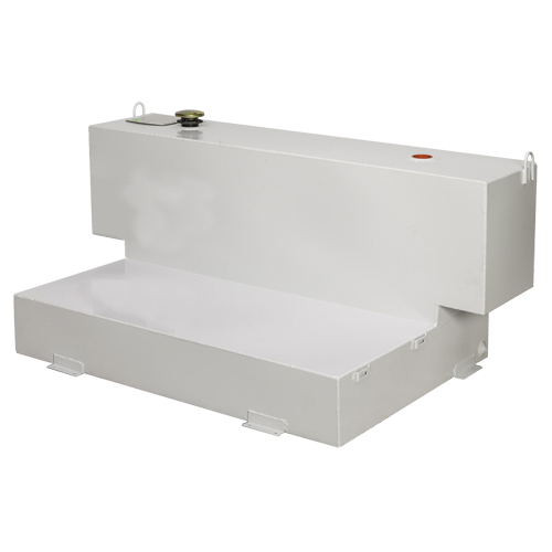 Steel Fuel Transfer Tank, Steel, 100 Gal. Capacity, White Nassau Supply