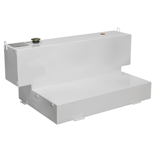 Steel Fuel Transfer Tank, Steel, 100 Gal. Capacity, White Nassau Supply