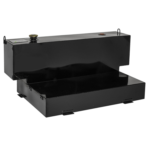 R&eacute;servoir de transfert pour carburant en acier, Acier, Capacit&eacute; 100 gal., Noir Nassau Supply