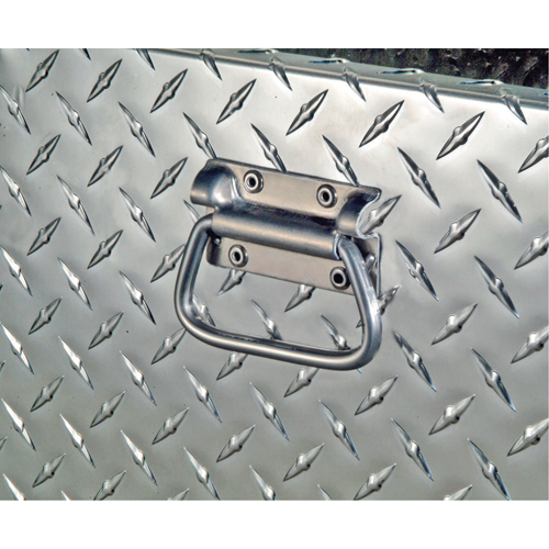 Aluminum Fuel Transfer Tank & Chest, Aluminum, 74 gal. Capacity, Silver Nassau Supply