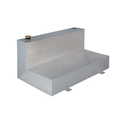 R&eacute;servoir de transfert pour carburant en aluminium, Aluminium, Capacit&eacute; 100 gal., Argent Nassau Supply