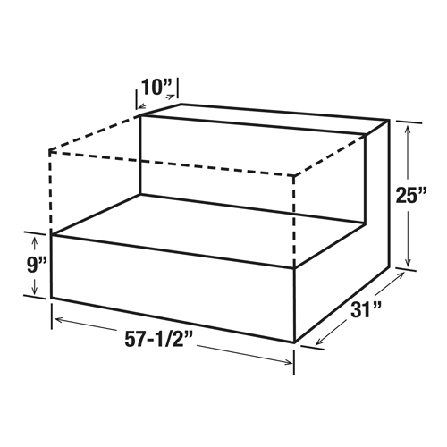 R&eacute;servoir de transfert pour carburant en aluminium, Aluminium, Capacit&eacute; 100 gal., Argent Nassau Supply