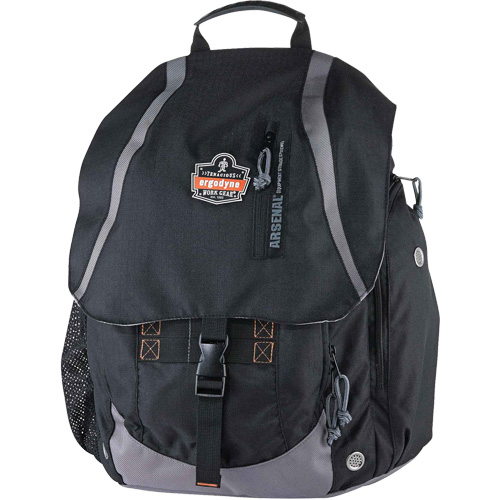 Sac &agrave; dos pour outils 5143 Arsenal, 15" lo x 8" la, Noir, Polyester Nassau Supply