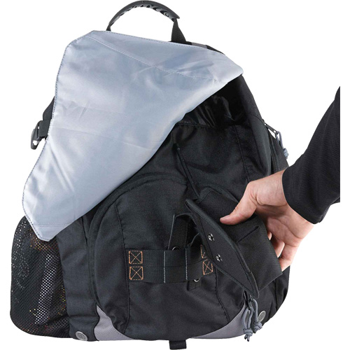 Sac &agrave; dos pour outils 5143 Arsenal, 15" lo x 8" la, Noir, Polyester Nassau Supply