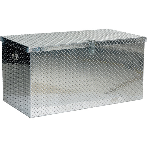 Boîte &agrave; outils portative en t&ocirc;le larm&eacute;e d'aluminium, 25-1/16" P x 49-1/4" la x 24" h, Argent Nassau Supply