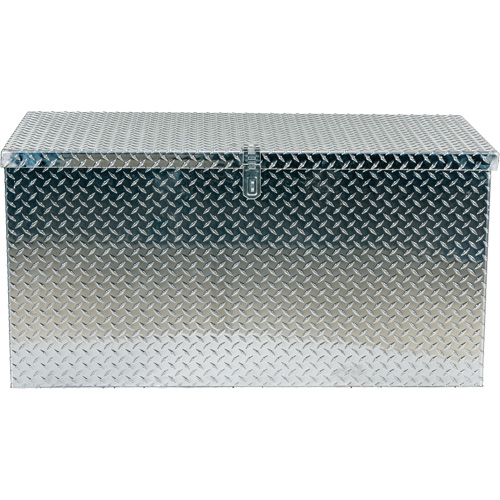 Boîte &agrave; outils portative en t&ocirc;le larm&eacute;e d'aluminium, 25-1/16" P x 49-1/4" la x 24" h, Argent Nassau Supply