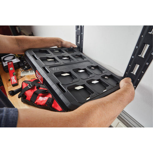 E-Track vertical pour tablettes de rayonnage Packout Nassau Supply