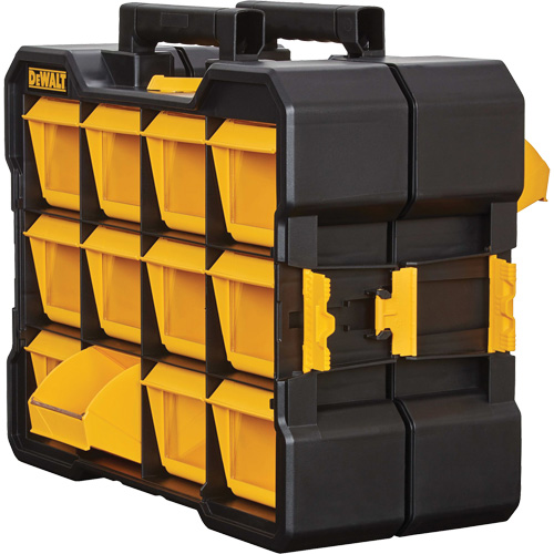 Organisateur Flip-Bin, 3-7/8" la x 17-3/4" p x 13-7/8" h, Noir/Jaune Nassau Supply