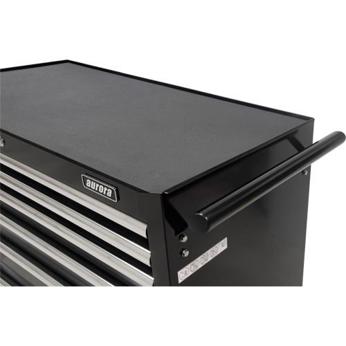 Chariot &agrave; outils industriel, 6 tiroirs, 39" la x 20-4/5" p x 38-1/2" h, Noir Nassau Supply