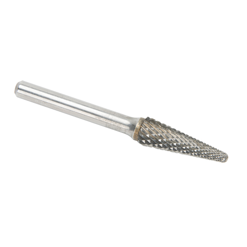 CLEVELAND Solid Carbide Burrs - Taper Shape Radius End 14°, 1/4" Shank Nassau Supply