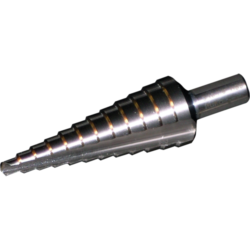 CLE-LINE Step Drills, 3/16" - 1/2" , 1/16" Increments Nassau Supply