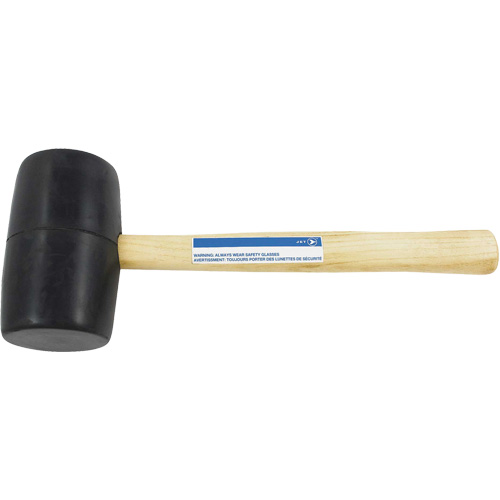 RM-16 Maillet en caoutchouc, 16 oz, Prise en Bois, 13-1/4" lo Nassau Supply