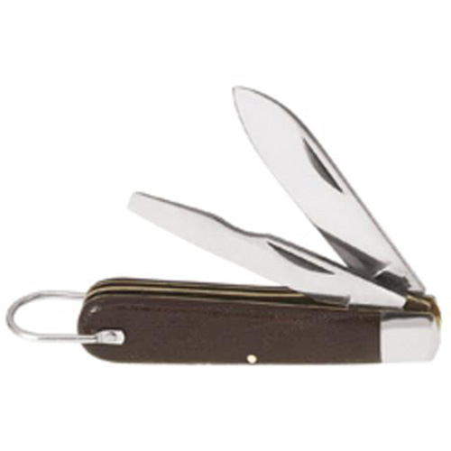 2-Blade Pocket Knife, 2-1/2" Blade, Carbon Steel Blade, Plastic Handle Nassau Supply
