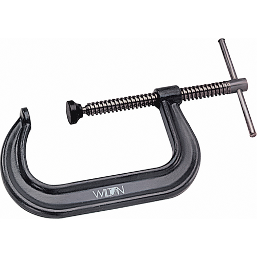 C-Clamp, 4-1/4" (108 mm) Capacity, 3-1/4" (83 mm) Throat Depth Nassau Supply