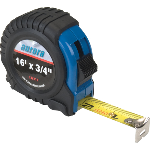 Ruban &agrave; mesurer, 3/4" x 16', Marques de goujon po/pi Nassau Supply