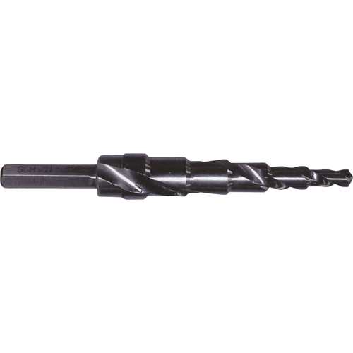 Foret &eacute;tag&eacute; progressif, 1/4" - 3/4", Incr&eacute;ments de 1/16", Acier rapide Nassau Supply