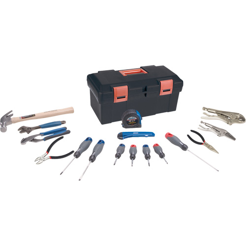 Basic Tool Set, 17 Pieces Nassau Supply