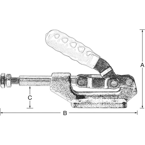 Straight Line Hold Down Clamps, 600 lbs. Clamping Force Nassau Supply