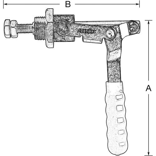 Straight Line Hold Down Clamps, 300 lbs. Clamping Force Nassau Supply