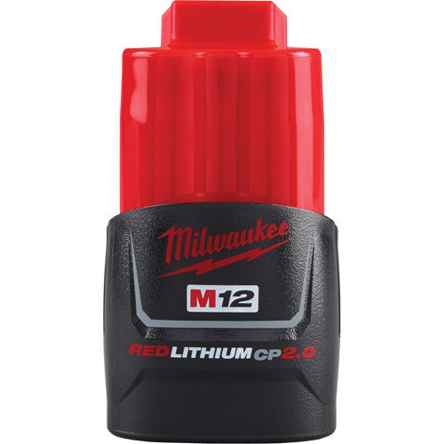 M12 Redlithium 2.0 Battery, Lithium-Ion, 12 V, 2 A Nassau Supply