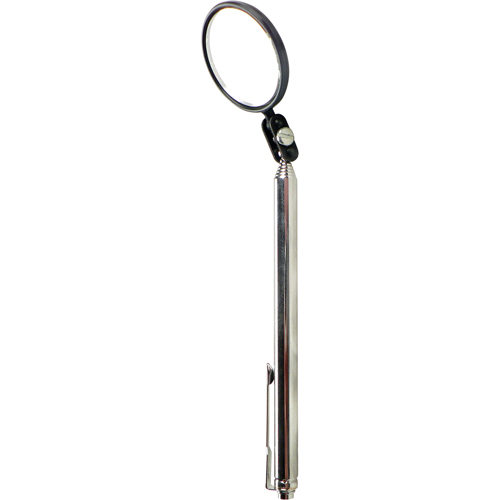 Miroir d'inspection, Circulaire, 1-1/2" lo x 1-1/2" la, T&eacute;lescopique Nassau Supply