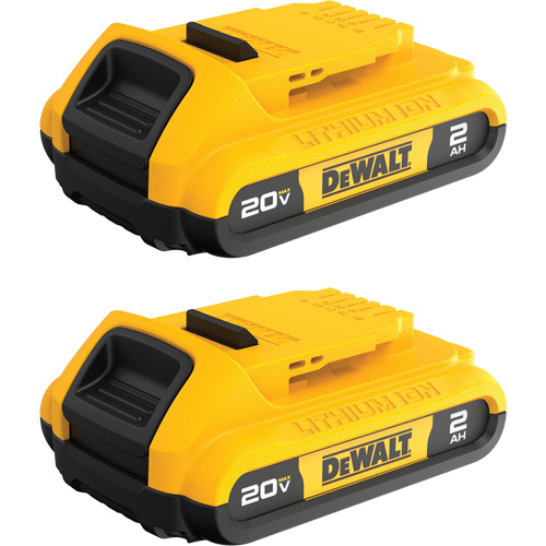 Max* Compact Batteries, Lithium-Ion, 20 V, 2 A Nassau Supply