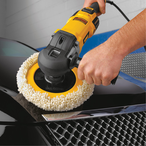 Variable Speed Polisher with Soft Start, 9"/7" Pad, 120 V, 12 A, 0-3500 RPM Nassau Supply