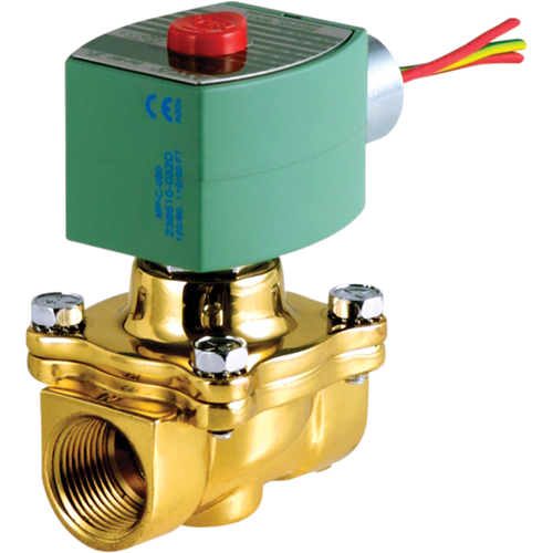 2-Way Pilot Operated Solenoid Valves, 3/8" Pipe, 135 PSI Nassau Supply