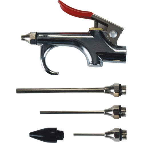 Blow Gun Kit with 5 Interchangeable Tips Nassau Supply