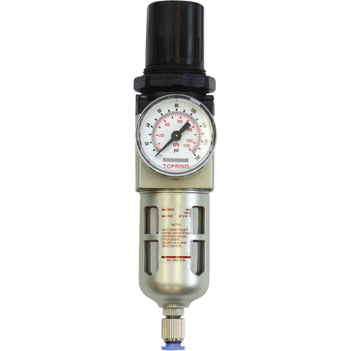Modular Filter/Regulator, 1/4" NPT, 150 PSI, 0.7 fl.oz. Capacity Nassau Supply
