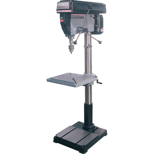 Perceuses &agrave; colonne de plancher, 22", Mandrin 3/4", 4200 tr/min Nassau Supply