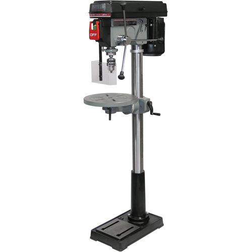 Perceuses &agrave; colonne de plancher, 17", Mandrin 5/8", 3400 tr/min Nassau Supply