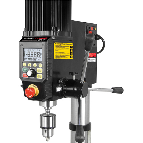 Perceuses &agrave; colonne de plancher Nova Viking DVR, 16", Mandrin 5/8", 3000 tr/min Nassau Supply