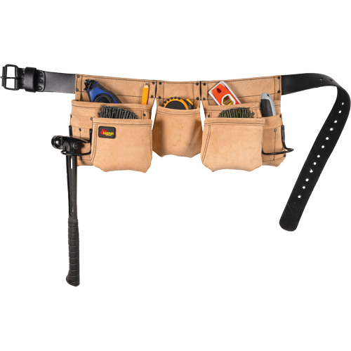 Journeyman Carpenter Aprons, Leather, Tan Nassau Supply