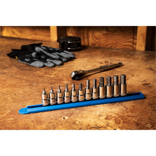 Metric Socket Set, Hex, 3/8" Drive, 12 Pcs Nassau Supply
